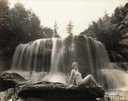Blackwater Falls, August, 1935. "Photo Courtesy USDA/Forest Service