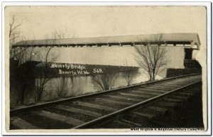 old covered bridge in Beverly